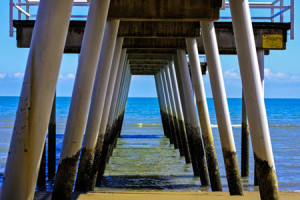 Hervey Bay, a coastal city in southern Queensland