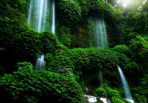 Rinjani spring-fed streams