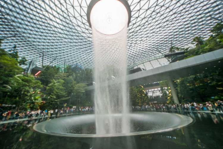 Jewel park at the Singapore 